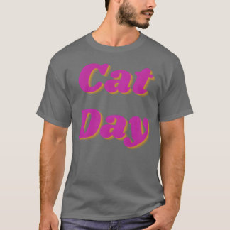 T-shirt Amis de la journée du chat