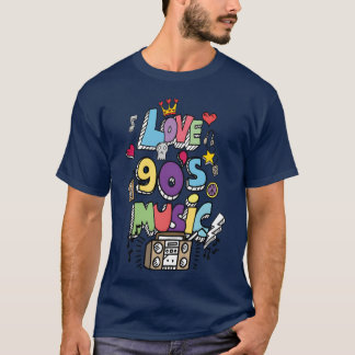 T-shirt Amis de la musique des années 90