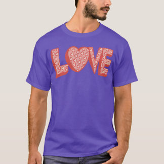 T-shirt Amis de l'amour de style rétro