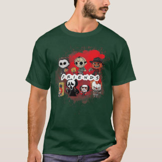 T-shirt Amis de l'horreur de la saison effrayante des femm