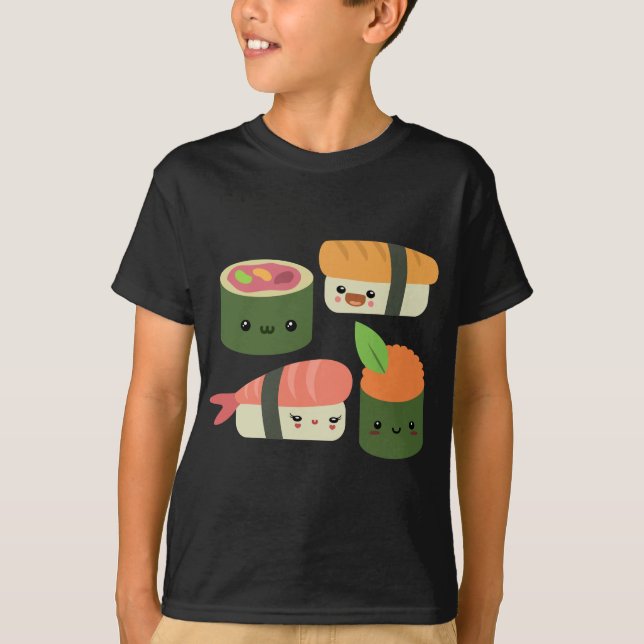 T-shirt Amis de sushi (Devant)