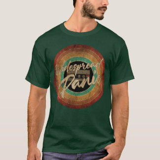 T-shirt Amis de Widespread Panic Vintage Circle Art