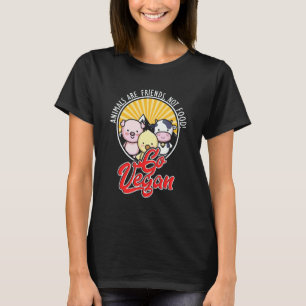 T-shirt Amis des droits des animaux Nourriture Végétalienn