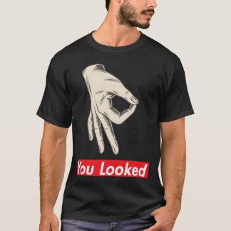 T-shirt Amis Doigt Cercle Main Shoulder Punch Jeu Vous