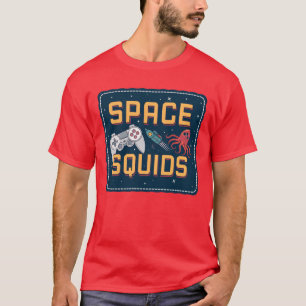 T-shirt Amis du jeu vidéo rétro Space Squids