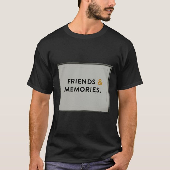 T-shirt Amis et souvenirs (Devant)