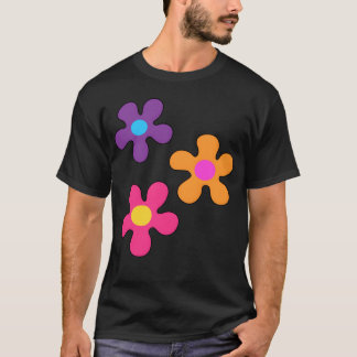 T-shirt Amis Fleurs Hippie