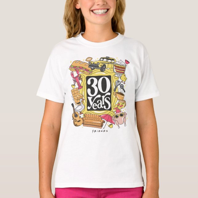 T-shirt AMIS™ | Graphique de 30 ans (Devant)