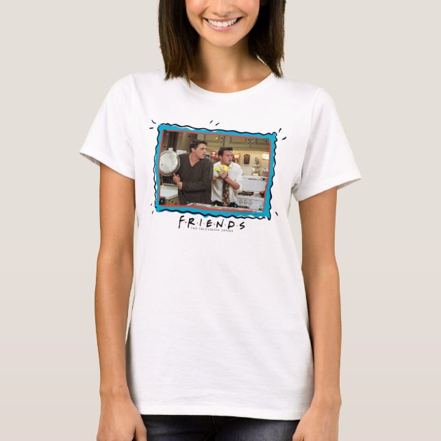 T-shirt AMIS™ | Joey & Chandler Scared (Devant)