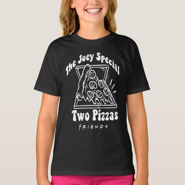 T-shirt AMIS™ | Joey Pizza Citation (Devant)