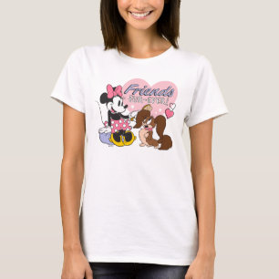 T-shirt Amis pour toujours Minnie et l'amour de Pup