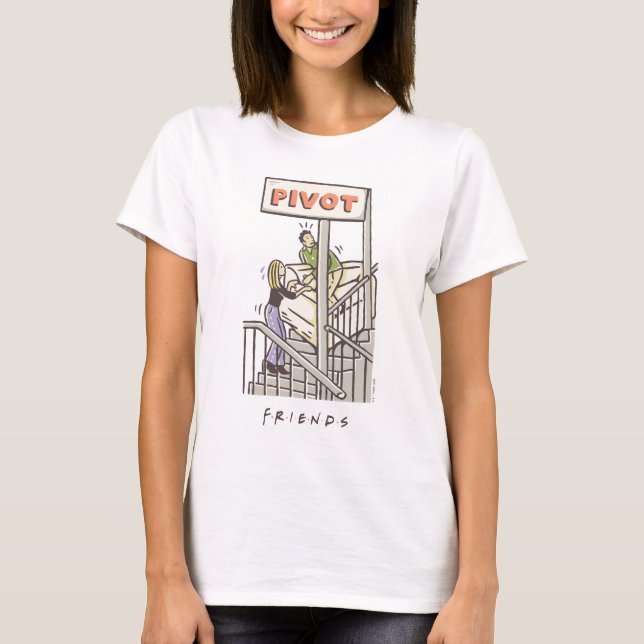 T-shirt AMIS™ | Ross et Rachel PIVOT (Devant)