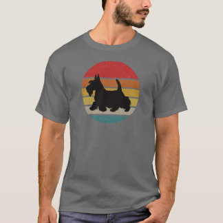 T-shirt amis scottish terrier vintage
