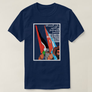T-SHIRT AMISTAD PALESTINO CUBANA