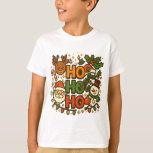 T-shirt AMITA HO HO HO Tee de l'équipage des Fêtes