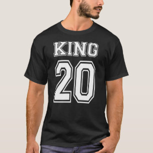 T-shirt Amitié de couple d'amour Édition 2020 Roi