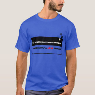T-shirt Amitié pour les animaux