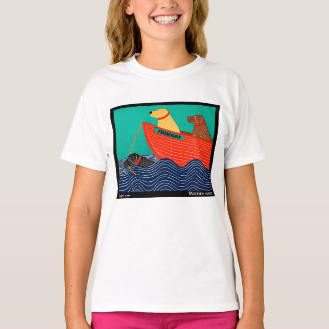 T-shirt Amitié - Stephen Huneck (Devant)