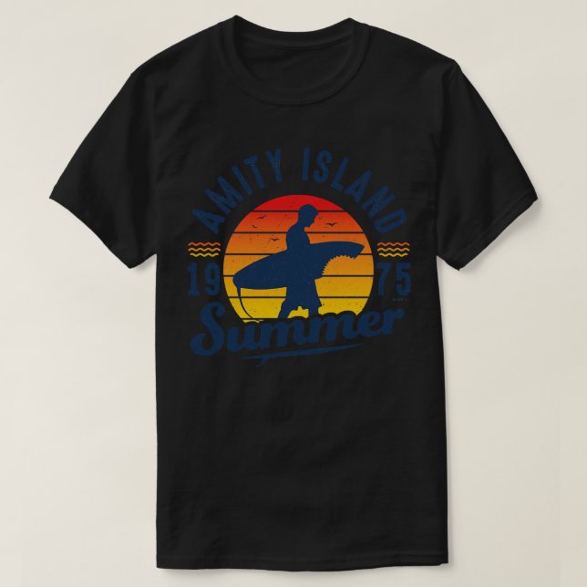 T-shirt Amity Island Été 0f 75 Universal UCS LLC (Design devant)