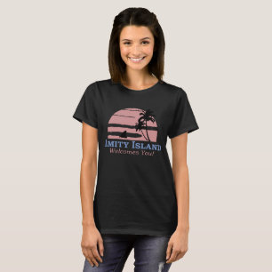 T-shirt Amity Island vous souhaite la bienvenue Jaws Retro