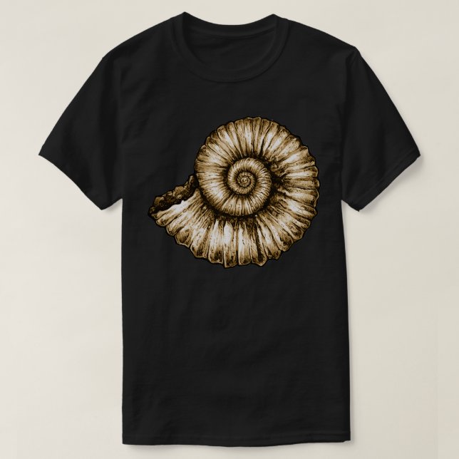 T-shirt Ammonite Fossil 21 (Design devant)