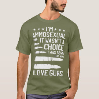 T-shirt Ammosexuals Bullets Amour Pro Gun Lover Cadeaux Co