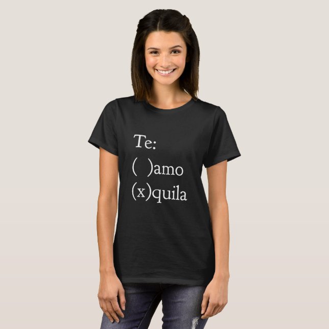 T-shirt AMO de Te - Tequila (Devant entier)