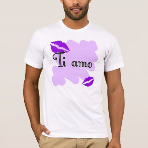 T-shirt AMO de Ti - Italien je t'aime