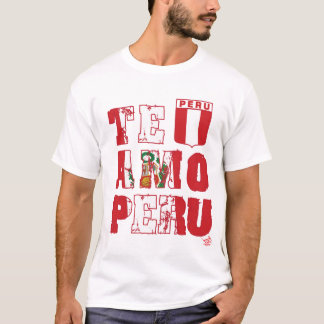 T-shirt AMO Pérou (longtemps/lumière) - de Te étiquette
