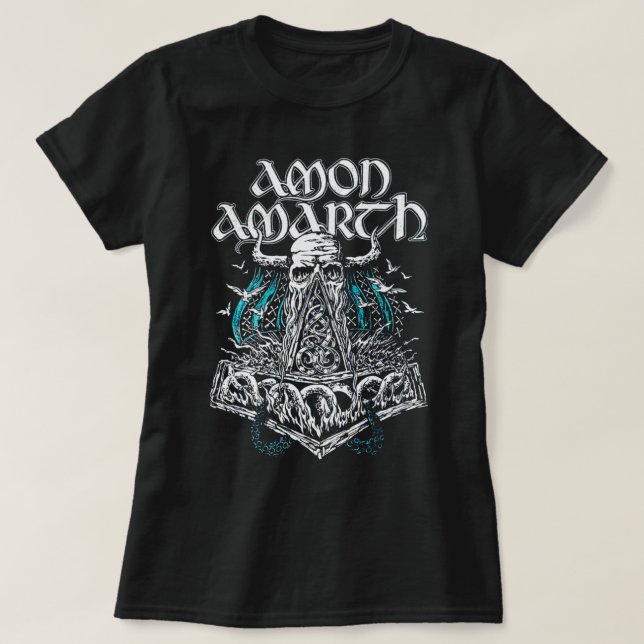 T-shirt Amon Amarth Eq3 Amon Amarth - Band Best Trend Hood (Design devant)