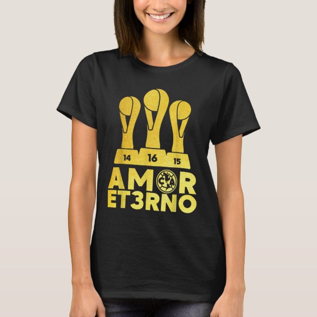 T-shirt Amor Et3rno America Tricampeon (Devant)