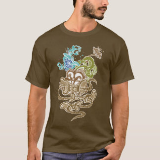 T-shirt Amorphe Fantasmagorique Moderne Groovy Hypnotique