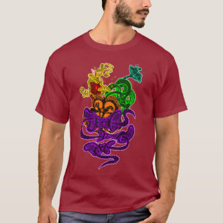 T-shirt Amorphe Fantasmagorique Moderne Groovy Hypnotique