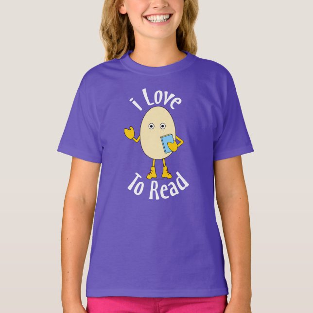 T-shirt Amour À Lire (Devant)