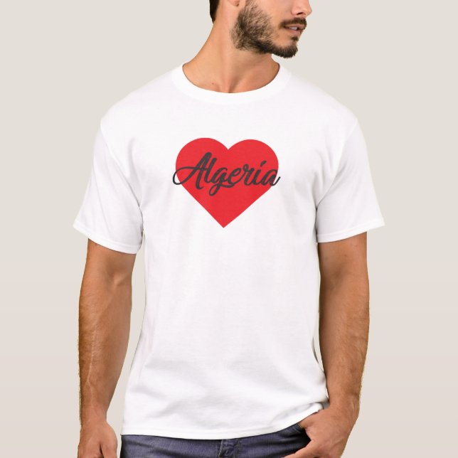 T-shirt Amour Algérie (Devant)