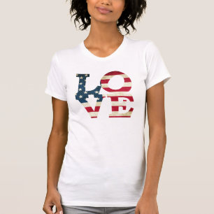 T-shirt Amour américain