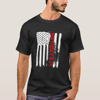 T-shirt Amour Amérique Anniversaire Garçon T Chemise Drôle