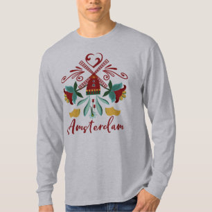 T-shirt Amour Amsterdam, Pays-Bas (Hollande)