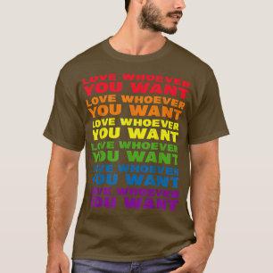 T-shirt Amour amusant toute lesbienne gay pride mois vêtem