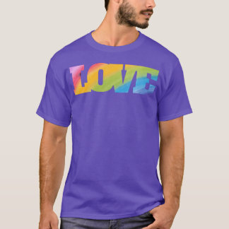 T-shirt Amour arc-en-ciel Lgbtq drôle