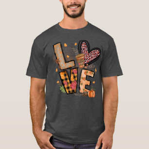 T-shirt Amour Automne Cosy