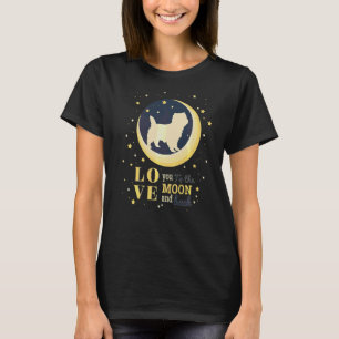 T-shirt Amour Cairn Terrier À La Lune