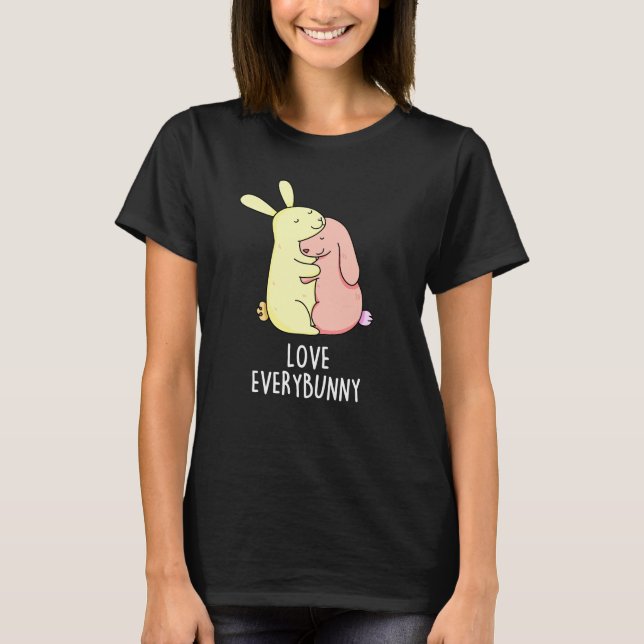 T-shirt Amour Chaque Lapin Amusant Lapin Jeu De Lapin Fonc (Devant)