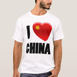 T-shirt amour Chine de la transitoire tee007 I