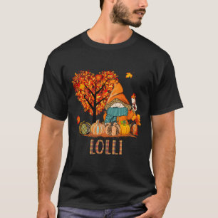 T-shirt Amour chute gnomes Lolli halloween grand-mère citr