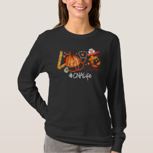 T-shirt Amour Cna Vie Citrouille Automne Action de Grâce I