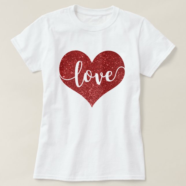 T-shirt Amour - Coeur (Design devant)