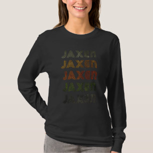 T-shirt Amour Coeur Jaxen Grungevintage Style Jaxen Noir