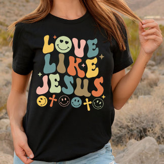 T-shirt Amour Comme Chemise Jésus, Couleurs Confort, Tenda