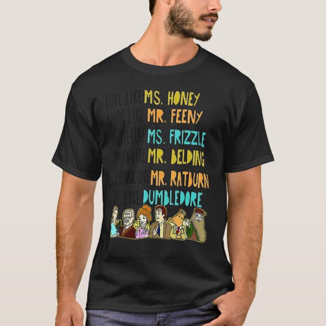 T-shirt Amour Comme Mme Honey Guide Comme M. Feeny Excite  (Devant)